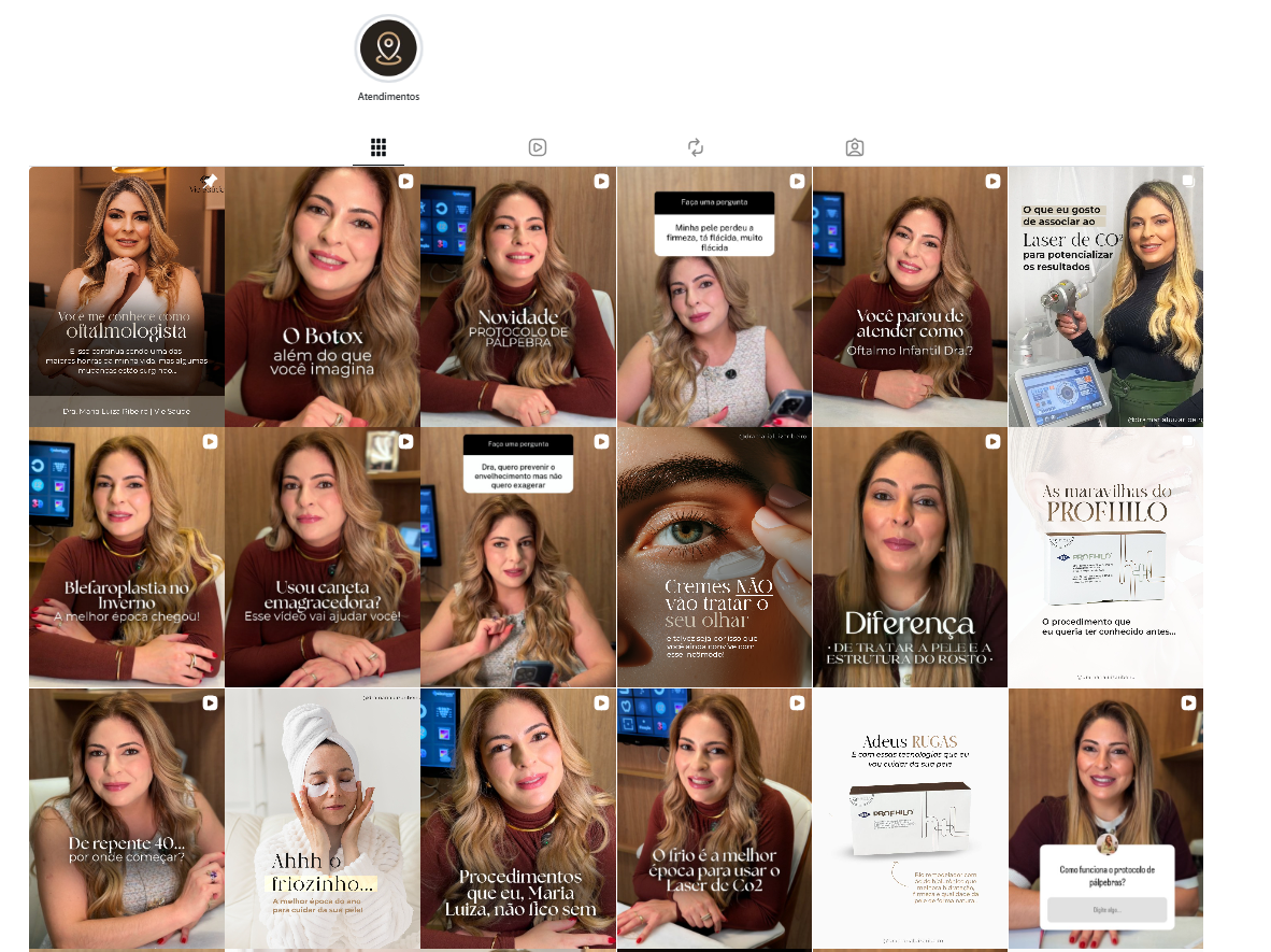 Feed de Instagram gerenciado pela Digital Sem Fronteiras